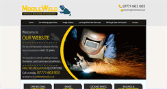 Desktop Screenshot of mobileweld.co.uk